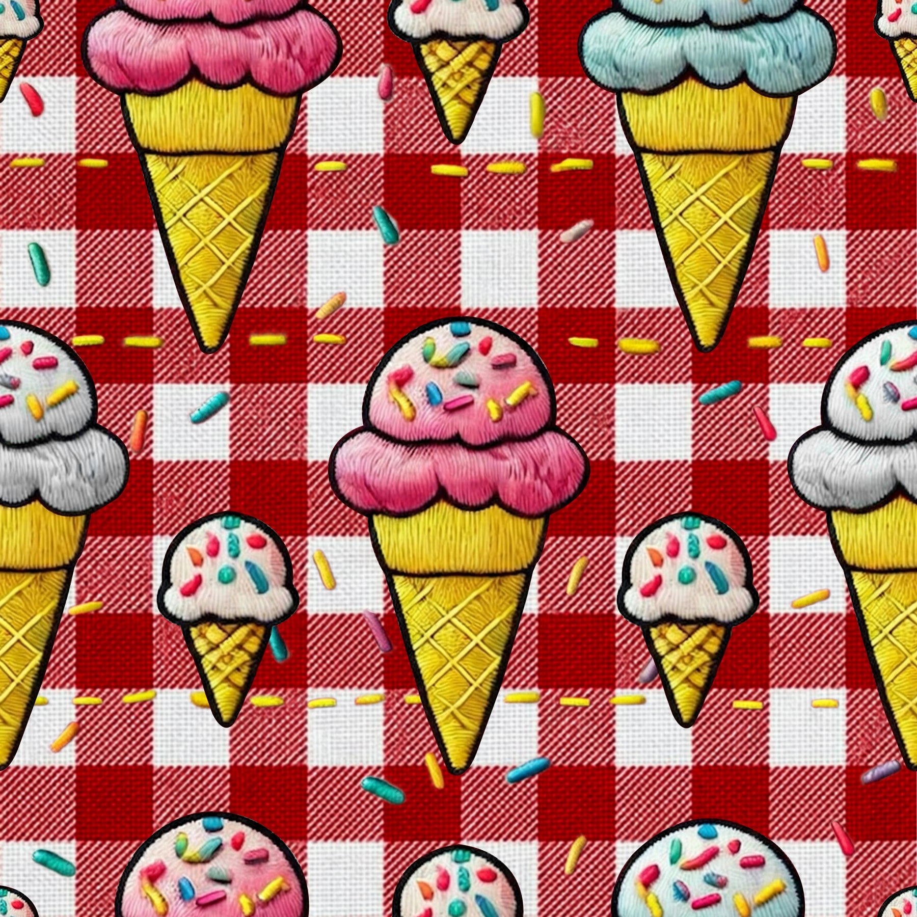 Limited edition apron “Ice Cream”